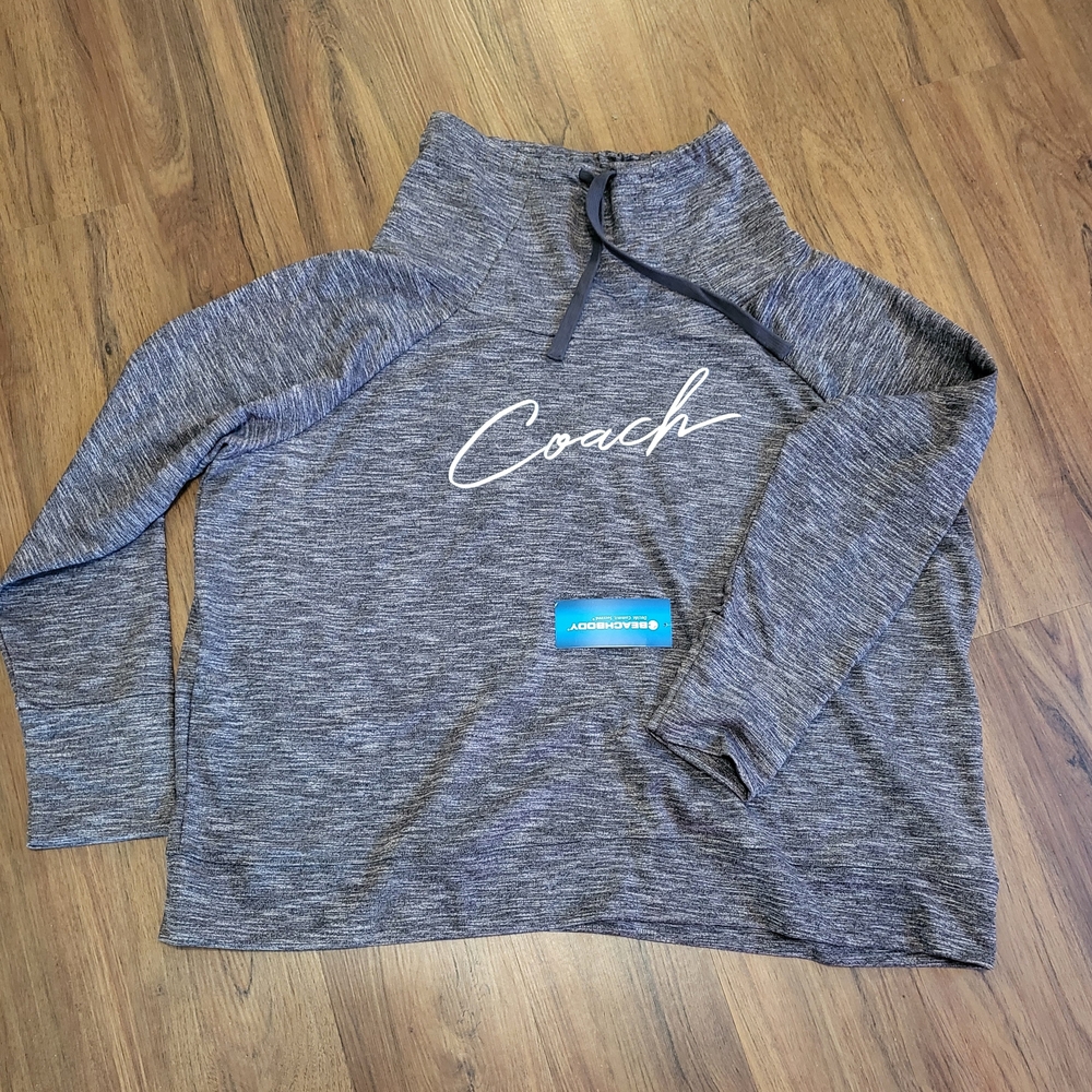 Beachbody Heather Gray Pullover Sweater Size 2X New With Tags